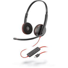 Poly Plantronics BLACKWIRE 3220 headset Stereo, USB-A Poly Plantronics BLACKWIRE 3220 headset Stereo, USB-A