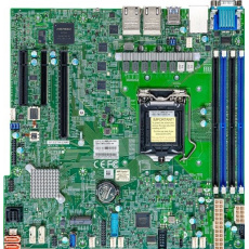 Supermicro 1xLGA1150 (Xeon E3-23xx,i3), C246, 4xDDR4, 8xSATA3, 1xM.2, 1xPCIe4.0 x16, VGA, 4x LAN, IPMI