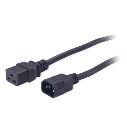 Pwr Cord, 10A, 100-230V, C14 to C19