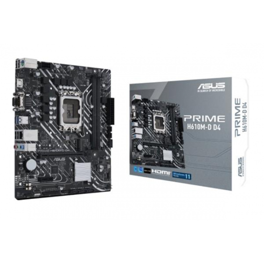 ASUS PRIME H610M-D D4 soc 1700 H610 DDR4 mATX M.2 COM HDMI D-Sub ASUS PRIME H610M-D D4 soc 1700 H610 DDR4 mATX M.2 COM HDMI D-Sub