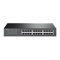 TP-LINK TL-SG1024D 24-Port Gigabit Switch, 24 Gigabit RJ45 Ports, 1U 13-inch Rack-mountable Steel Case