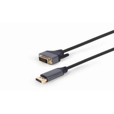 Gembird kábel DisplayPort (M) na DVI (M), Premium Series, 1.8 m Gembird kábel DisplayPort (M) na DVI (M), Premium Series, 1.8 m