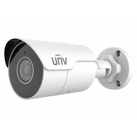 UNIVIEW IP kamera 3840x2160 (4K UHD), až 30 sn/s, H.265, obj. 4,0 mm (91,2°), PoE, Mic., IR 50m, WDR 120dB, ROI, koridor formát, 3
