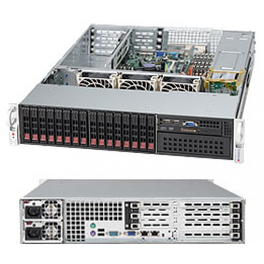 Supermicro® SC213AC-R920LPB  2U chassis