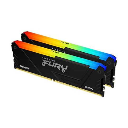 32GB 3733MT/s DDR4 CL19 DIMM (Kit of 2) 1Gx8 FURY Beast RGB