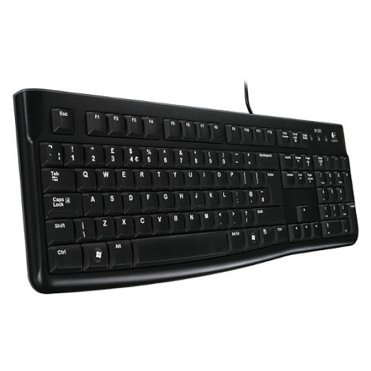 Logitech® K120 for Business OEM keyboard  - black - RUS layout - USB - EMEA