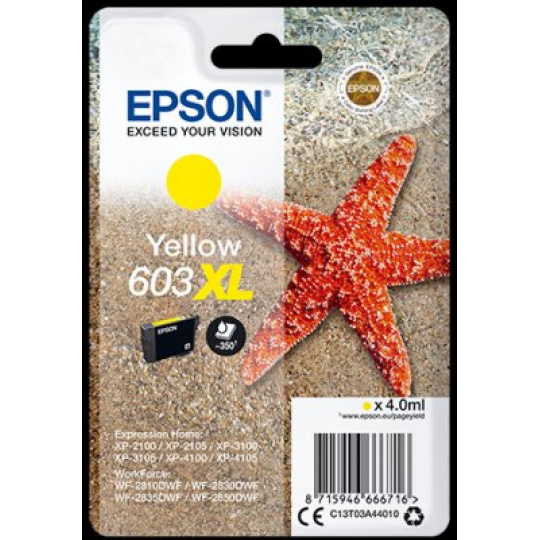 Epson atrament XP-2100 yellow XL 4ml - 350 str.