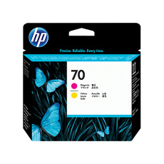HP No 70 Ink Cart/Magenta + Yellow Printhead