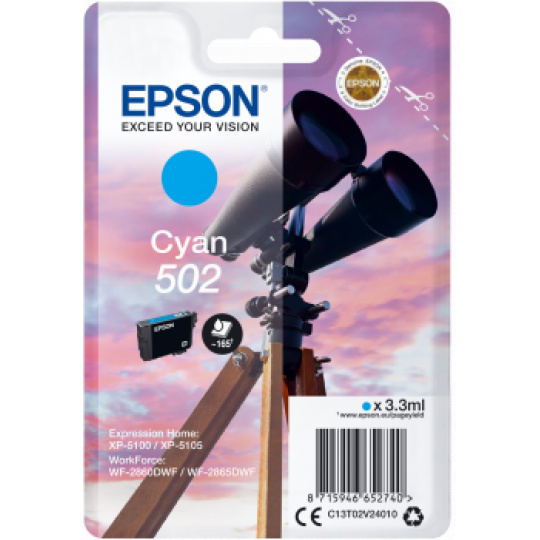 Epson atrament XP-5100 cyan 3.3ml - 165 str.