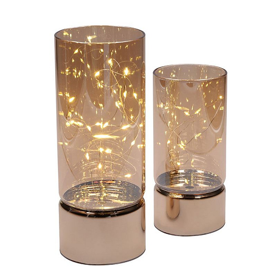 Solight sada dvoch vianočných LED svetielok, 15/20cm, 30x LED, AA baterie Solight sada dvoch vianočných LED svetielok, 15/20cm, 30x LED, AA baterie