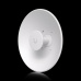 Ubiquiti 5-7 GHz compact dish with 26 dBi gain and radio direct connect.