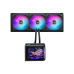 ASUS ROG RYUO IV SLC 360 ARGB all-in-one CPU liquid cooler, AMOLED display, Aura Sync ARGB