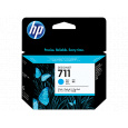 HP náplň č. 711 azúrová, 29 ml - 3 ks v balení