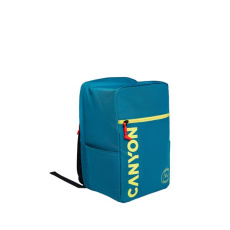 Canyon CSZ-02, batoh na notebook - palubovka, do veľkosti 15,6",  mechanizmus proti zlodejom, 20l, modro-žltý