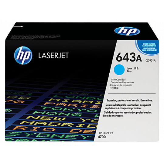 HP Color LaserJet CYAN Print Cartridge for CLJ4700 10.000p