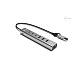 i-tec USB-C/USB-A Metal HUB 6 port (3x USB-C, 3x USB-A), LAN, Power Delivery 85W