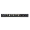 Zyxel GS1100-10HPv2, unmanage PoE 8x Gigabit, 2x Fiber Uplink, 120 Watt PoE