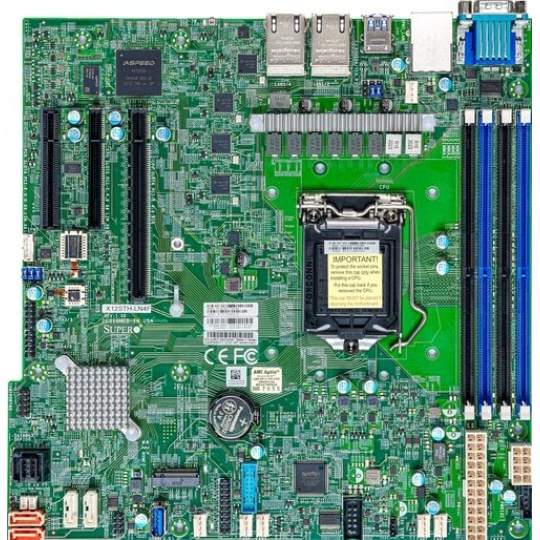 , 8xSATA3, 2xM.2, PCIe4.0 x16, PCIe3 x4), VGA, 2x 1Gb, IPMI