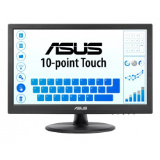 ASUS VT168HR 15,6" TN Touch 10-bodový dotykový monitor 1366x768 5ms 220cd HDMI, D-Sub čierny