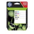 HP HP 364 CMYK Ink Cartridge Combo 4-Pack, N9J73AE /náhrada za J3M82AE/