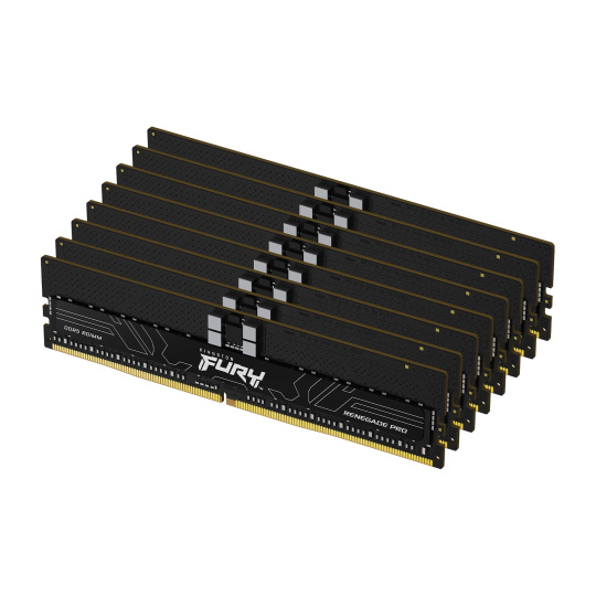256GB (8x32GB) DDR5 5600MT/s CL28 FURY Renegade Pro RDIMM Black EXPO
