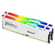 64GB 6400MT/s DDR5 CL32 DIMM (Kit of 2) FURY Beast White RGB XMP