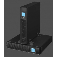 EAST UPS 1000VA rack/tower, čistý sinusový výstup, 2x zásuvka, RJ45, USB data