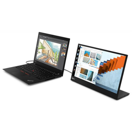 Lenovo ThinkVision M15 15.6" 1920x1080 FHD 1000:1 250cd 6ms 2x USB-C 3y