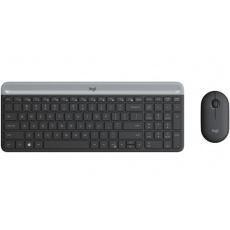 Logitech® MK470 Slim Wireless Combo - CZ/SK, Graphite