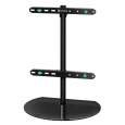 ONKRON Universal Swivel Table Top TV Stand for 32"-65" TVs up to 35 kg, Black