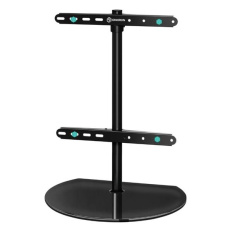 ONKRON Universal Swivel Table Top TV Stand for 32"-65" TVs up to 35 kg, Black