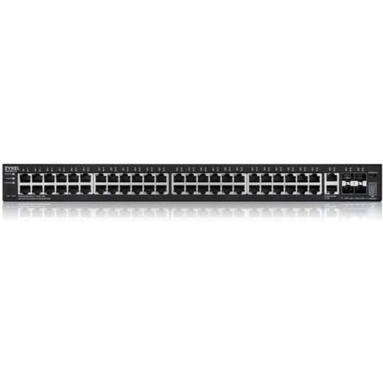 ZyXEL XGS2220-54, L3 Access Switch, 24x1G RJ45 2x10mG RJ45, 4x10G SFP+ Uplink, incl. 1 yr NebulaFlex Pro