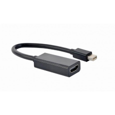 Gembird adaptér Mini DisplayPort (M) na HDMI (F), 4K, 0.15 m kábel, čierny