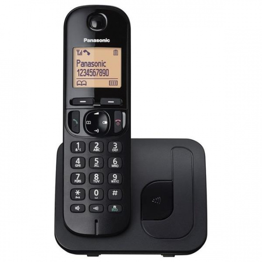 Panasonic KX-TGC210FXB telefon bezsnurovy DECT / cierny 1x