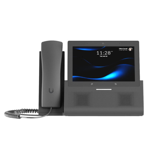 Ubiquiti Next-generation premium desktop smartphone for UniFi Talk, featuring a 7" touch display and seamless integratio Ubiquiti Next-generation premium desktop smartphone for UniFi Talk, featuring a 7" touch display and seamless integratio