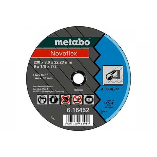 Metabo Novoflex 230x3,0x22,2 oceľ             