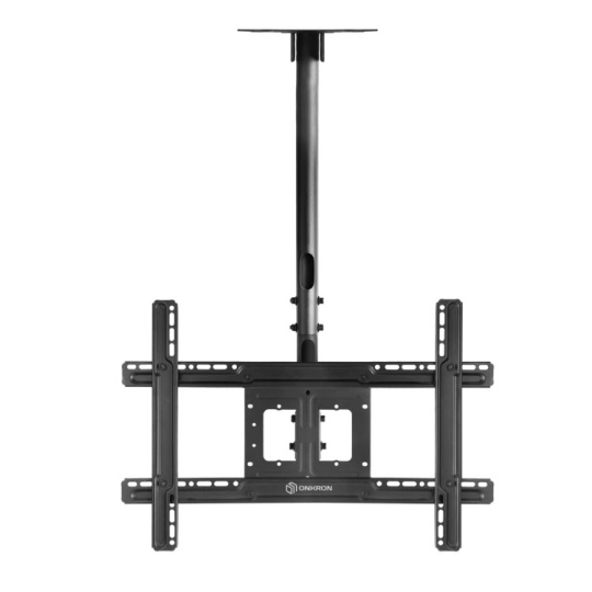 ONKRON Ceiling TV Mount Bracket Height Adjustable for 32 to 80 Inch LED LCD TVs, Black