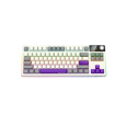 Lorgar KBP70TKLW, Pro bezdrôtová mechanická herná klávesnica, 2.4 GHz/ BT 5.0, Displej, multim. tlač., US layout, béžová