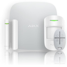 Ajax StarterKit Cam Plus White - Set Hub 2 Plus white - Centrální ovládací panel, PIR detektoru pohybu s foto verifikací poplachu