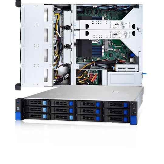 Tyan Server 2U1S Cloud Server, (26) SATA 6G support, (16) DIMM slots, (1+1) 1200W RPSU