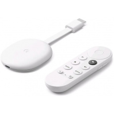 Google Chromecast 4 - Google TV - White + AC adaptér Google Chromecast 4 - Google TV - White + AC adaptér