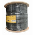 CAT6 UTP LAN outdoor cable, solid, 305 m, black