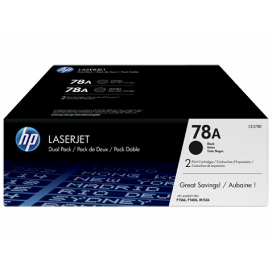 HP toner čierny pre Laser Jet Pro P1566/P1606dn Dual Pack