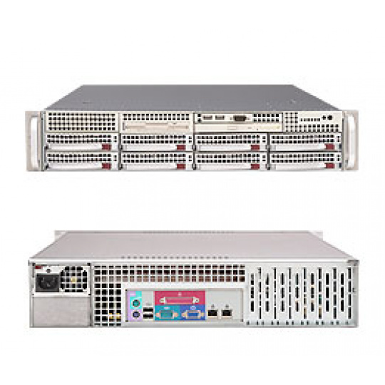 Supermicro® CSE-825TQ-560LPB 2U chassis