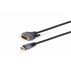 Gembird kábel HDMI (AM) na DVI (M), 4K, Premium Series, 1.8 m, čierny