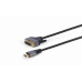 Gembird kábel HDMI (AM) na DVI (M), 4K, Premium Series, 1.8 m, čierny