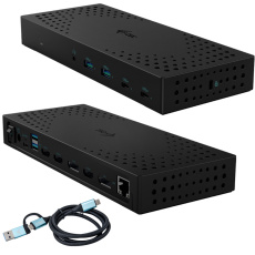 i-tec USB 3.0 / USB-C / Thunderbolt, 3x 4K Docking Station Gen 2 + Power Delivery 100W