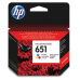 C2P11AE Trojfarebná originálna atramentová kazeta HP 651 Ink Advantage
