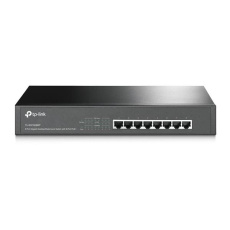 TP-LINK TL-SG100MP 8-Port Gigabit PoE+ Switch, 8 Gigabit RJ45 Ports, 802.3at/af, 126W PoE Power, 1U 13-inch Rack-mount.