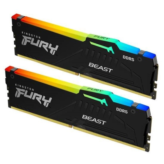 32GB 6000MT/s DDR5 CL36 DIMM (Kit of 2) FURY Beast RGB